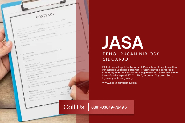 Jasa Pengurusan NIB OSS Sidoarjo